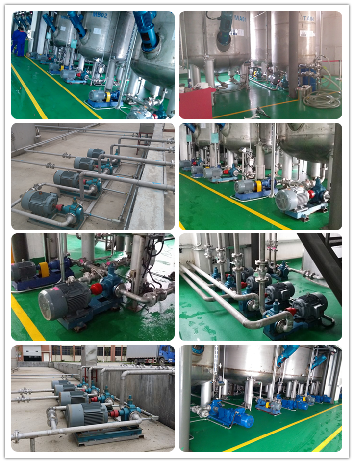 YCB齿轮油泵现场使用案例 YCB齿轮油泵现场使用案例