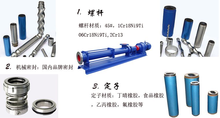 G系列单螺杆泵细节展示 G系列单螺杆泵细节展示